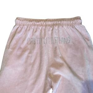 Pretty Little Thing Pink Joggers size 12